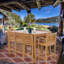 Maldives Outdoor 9 - Piece Teak Bar Height Dining Set