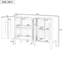 Armoire de rangement blanche avec composants - grande capacité, rangement élégant et facile à assembler, fabrication stable