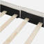 Grand lit plateforme en velours, lit de sol en velours, structure solide-121110515