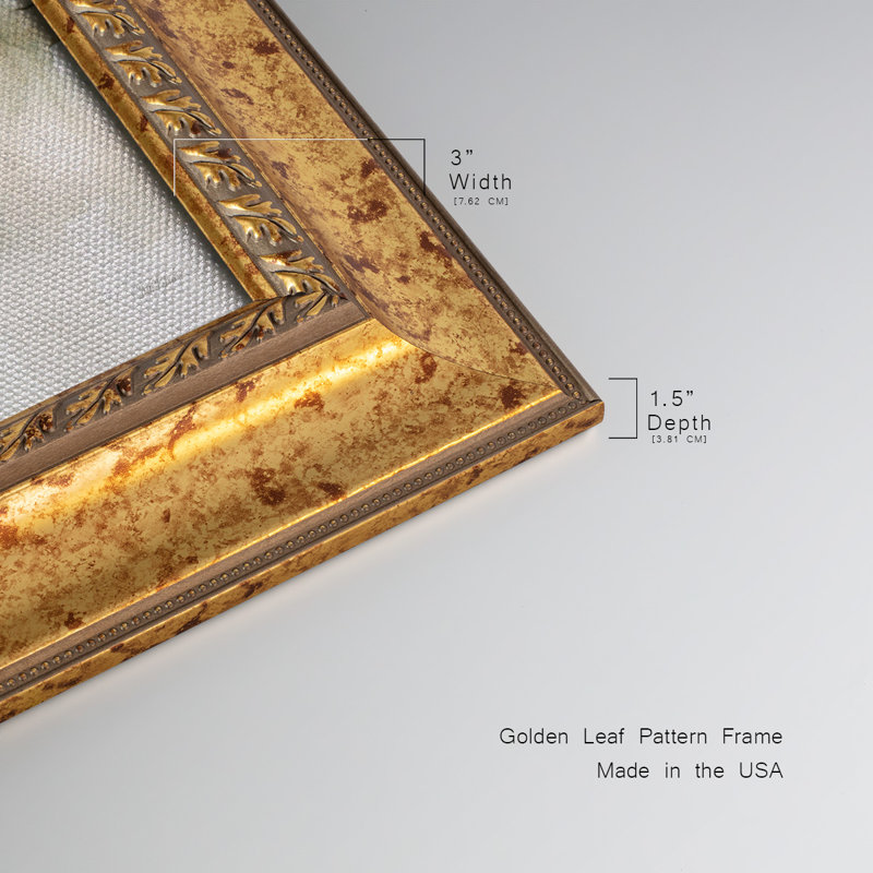 «Softer Reflections», reproduction d'un seul cadre photo sur toile, H 21 po x l 37 po x P 1,5 po