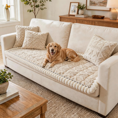 Modern Washable Non-Slip Extra-Large Pet Mat – Soft Plush, Comfortable, Pet-Friendly, Multi-Purpose, All-Season, Available in Multiple Colors & Sizes.