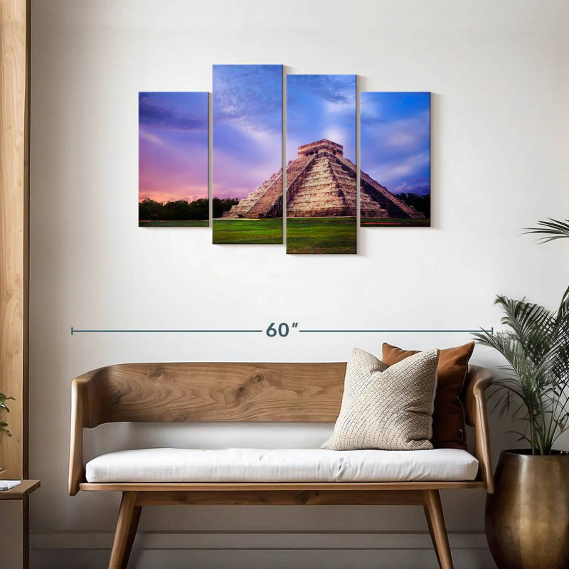 Temple Adella de Kukulkan, H 27 po x l 43 po