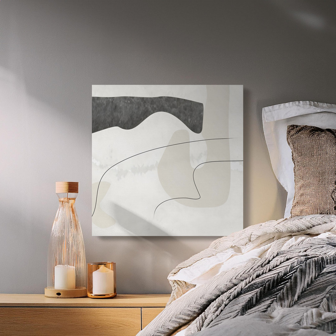 Organic Modern Abstract Neutral Canvas Wall Art
