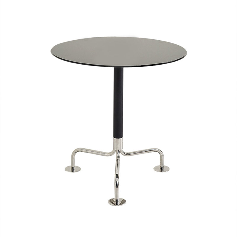 Black Round Glass Dining table