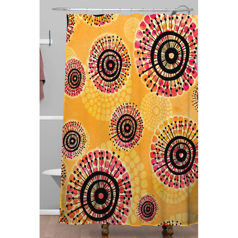 Rideau de douche simple design calipso burst