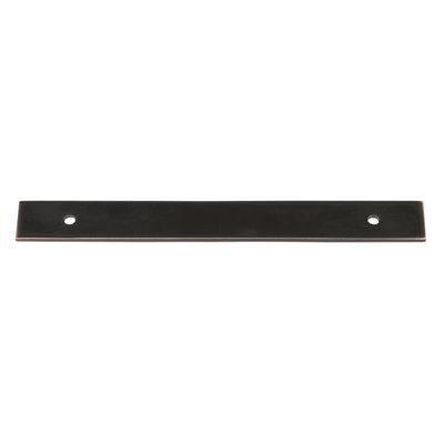 GlideRite Hardware 9 in. Squared Back Plate 6-5/16 in. Center to Center, 9342-160