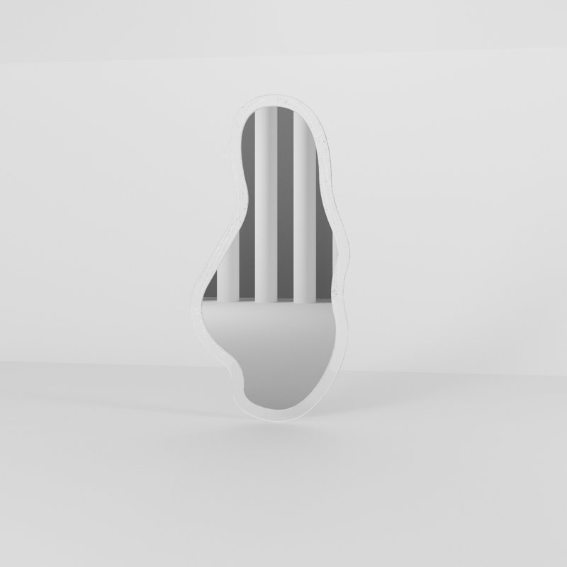 Miroir d'appoint Antrawn, Transparent
