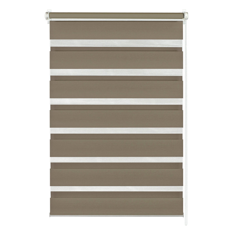 Easyfix Sheer Roll-Up Shade, 120cm W x 150cm L, Mocha