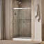 Elate Sliding Shower Door, 70-1/2-In H X 50-1/4 - 53-5/8-In W, With 1/4-In Thick Crystal Clear Glass-599037591