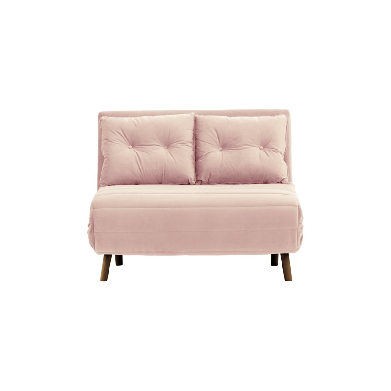 Rolen 2 Seater Sleeper, Flamingo, Reddish Brown