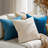Velvet Throw Pillow Covers,Contrasting colors Pillows Decorative Set of 4-114187996-114187993