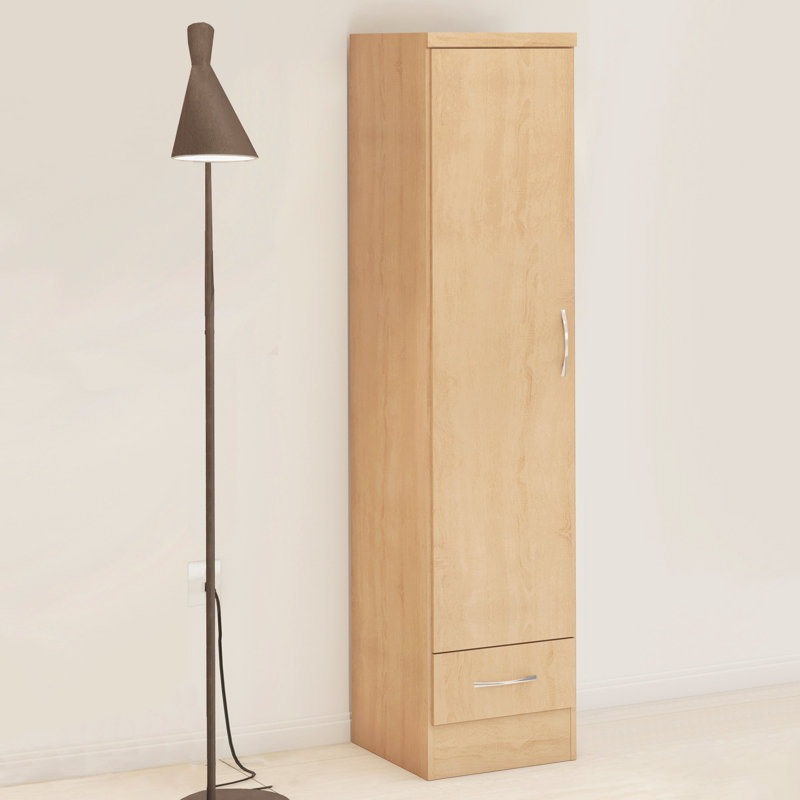 Cascio 1 Door Wardrobe, Natural