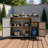47.5" Wicker Outdoor Storage Cabinet With Tempered Glass Desktop, Weather-Proof Rattan Bar Table With Three Doors, Adjustable Shelf, And One Drawer, For Outdoor Cushions, Pool Toys , Grey-125119632