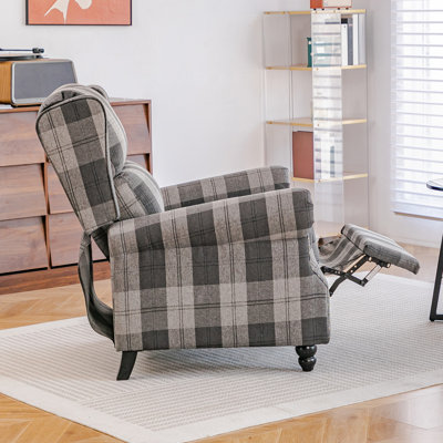 87.5cm Wide Glider Wing Chair Recliner