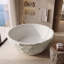 Baignoire de trempage ronde autoportante 60 po x 60 po