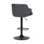 Tabouret de bar pivotant à hauteur réglable Jaxxon avec base en bois et similicuir-1935925822-1935925762