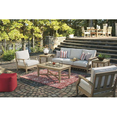 Chaise longue avec coussin Stacy
