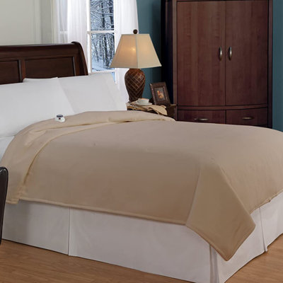 Softheat Polyester Microfleece Low-Voltage Heated Electric Blanket
