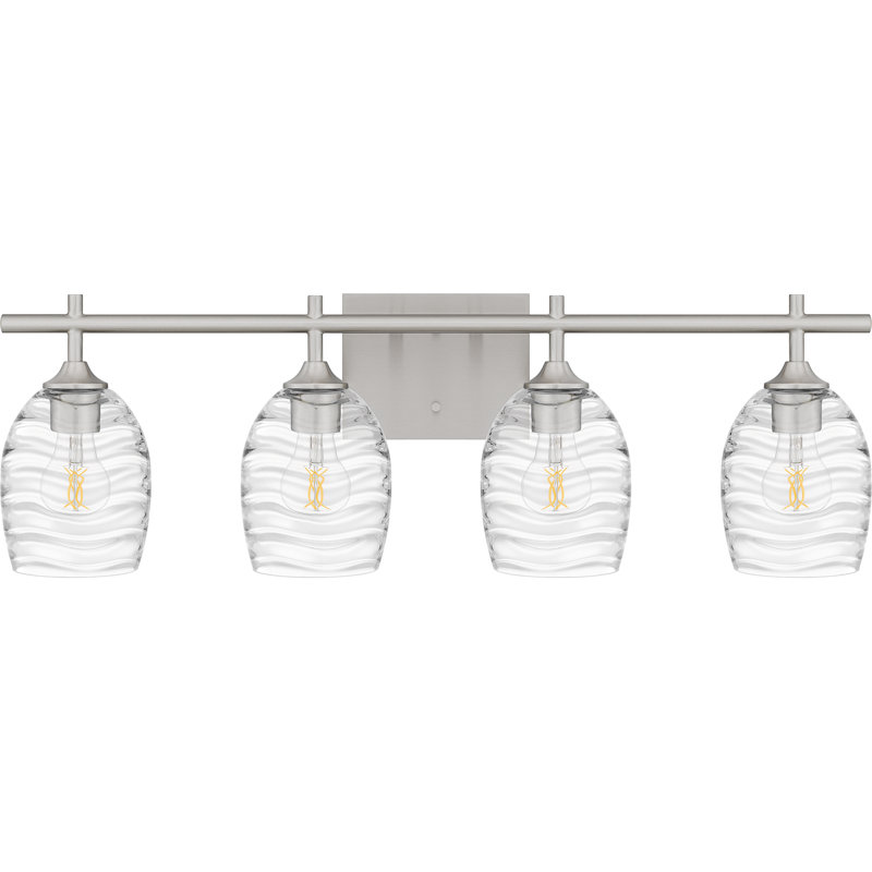 Boban Brushed Nickel Bath Light, 4