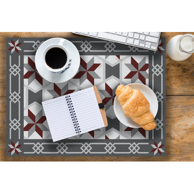 Knott Vinyl Abstract Rectangle Placemat