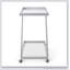 Chariot-bar élégant et fonctionnel avec fabrication robuste pour le divertissement et la présentation