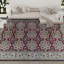 Hand-Knotted High-Quality Red and Gold Area Rug