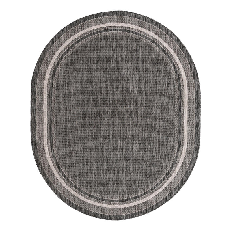 Sevinc Indoor / Outdoor Rug, Oval 7'10" x 10'