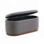 Banc de rangement en velours côtelé Corduroy
