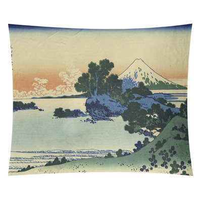 Shichiri Beach in Sagami Province Wall Tapestry