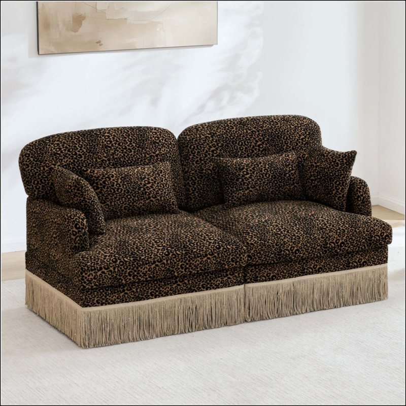 Canapé Comfy Chenille Leopard