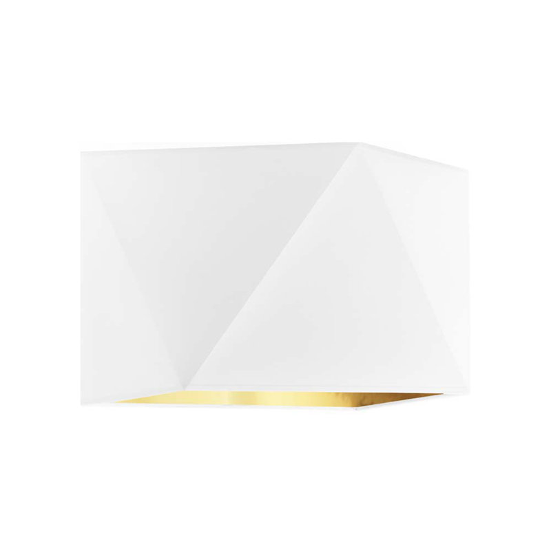 Glenville Fabric Flush Mount, White