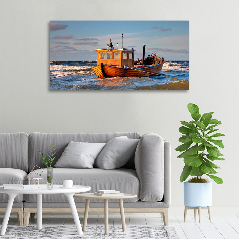 Fishing Boat - Wrapped Canvas Print