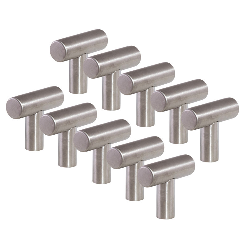 T-Pull Bar Knob Multipack, Stainless Steel