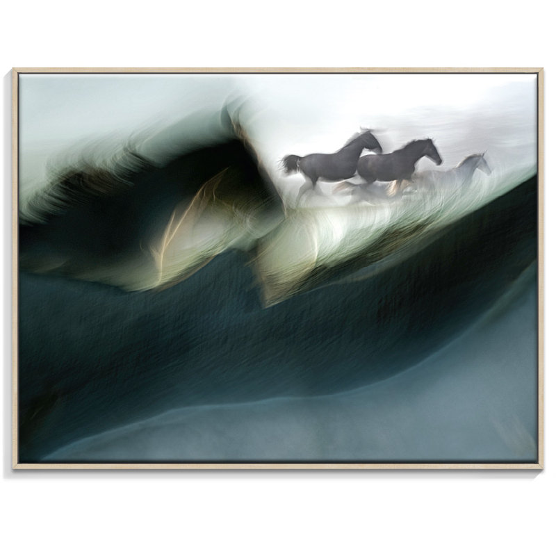 Print on Canvas, 76cm H x 102cm W, Timber Floater Frame