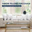 Coussins décoratifs, paquet de 2 coussins de lit 100% fibre vierge-119334180-119334184-119334185