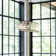 Gemma Six-Light Oval Linear Chandelier w/ Crystal Rectangular Prisms