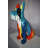 Modern Art Of A Graffiti Great Dane Dog Made Of Resin Size: 20" X 11" X 28"H