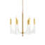 6 - Light Candle Style Classic/Traditional Chandelier