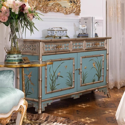 American-style retro light luxury sideboard