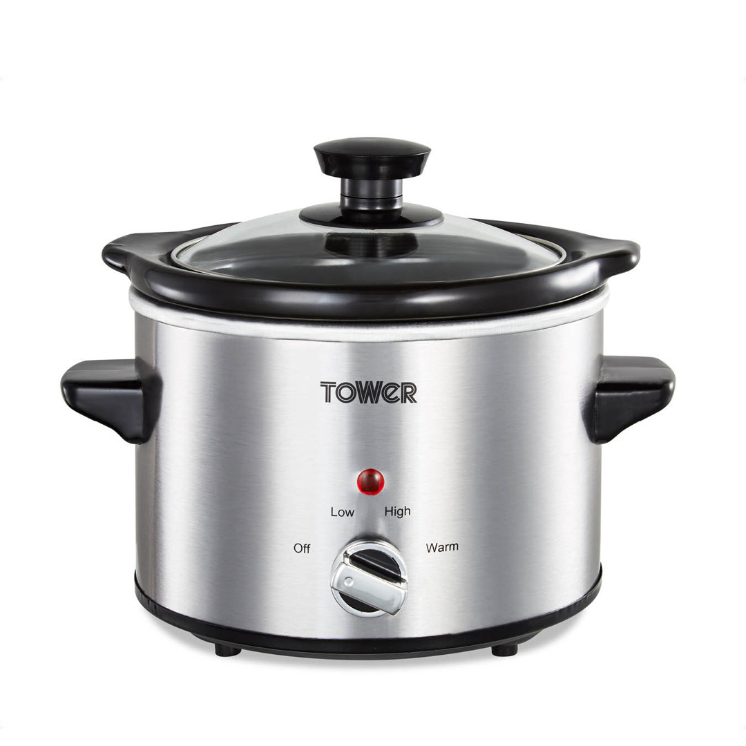 Tower 1.5L Slow Cooker - Stainless Steel - T16020 Infinity - 120W - Image 6