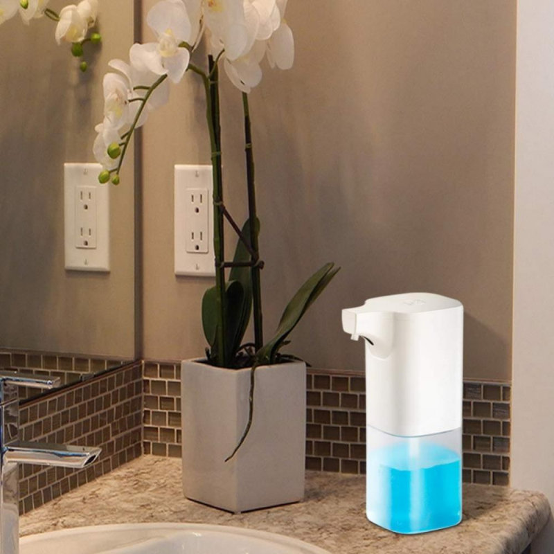 Distributeur de savon automatique à mousse automatique à induction automatique pour laver le téléphone portable (non chargé)