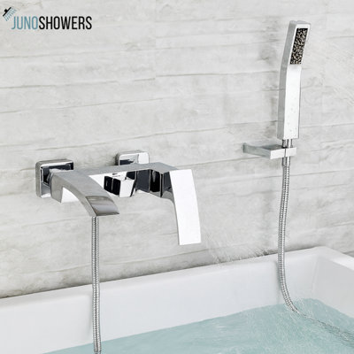 Brushed Nickel Dual Handle Bathroom Faucet with Elegant Curves