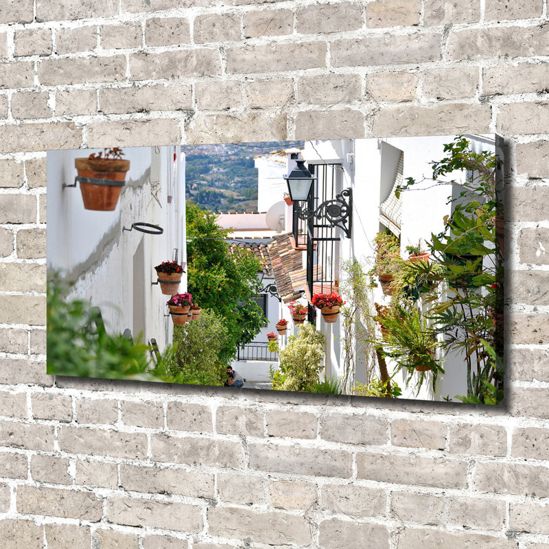 A Charming Street 1 Piece Wall Art on Canvas