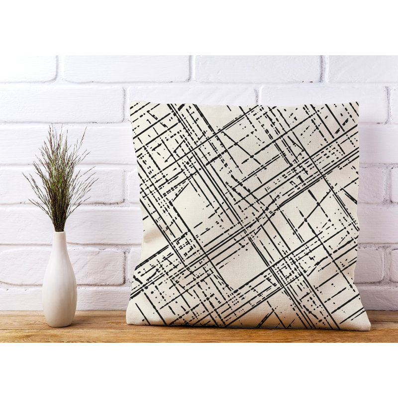 Bern Abstract Square Throw Cushion