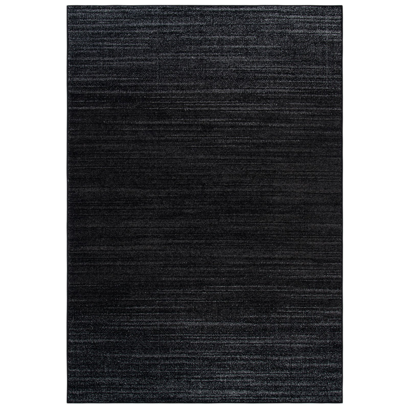 Tapis noir / ivoire Sarang, Rectangle 2 pi 6 po x 4 pi