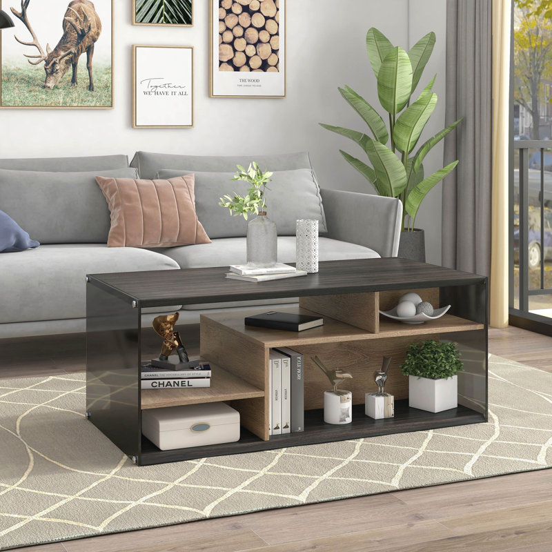 Table basse avec rangement Glazer Block