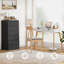 6 Ensemble de commode 6 tiroirs 2 pièces - Noir-1886782428