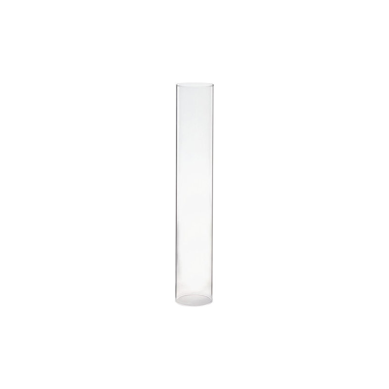 Glass Tabletop Hurricane, 15" H x 2.5" W x 2.5" D