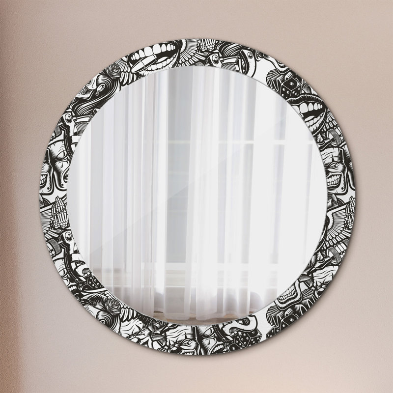 Huldar Glass Flat Wall Mirror