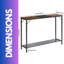 107cm Console Table